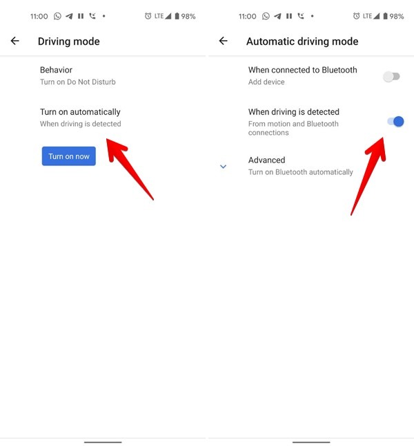 Do Not Disturb Android Driving Mode Turn Off