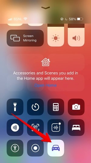 Do Not Disturb Driving Control Center