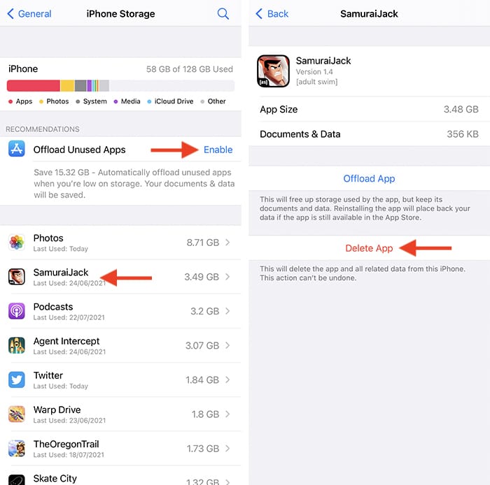 Free Up Storage Iphone Offloading Apps