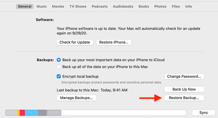 Free Up Storage Iphone Preparing For Itunes Restoration