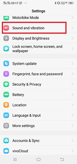 Manage Notifications Android Sound Settings