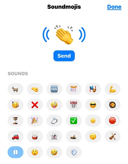 Messenger Soundmojis Clapping