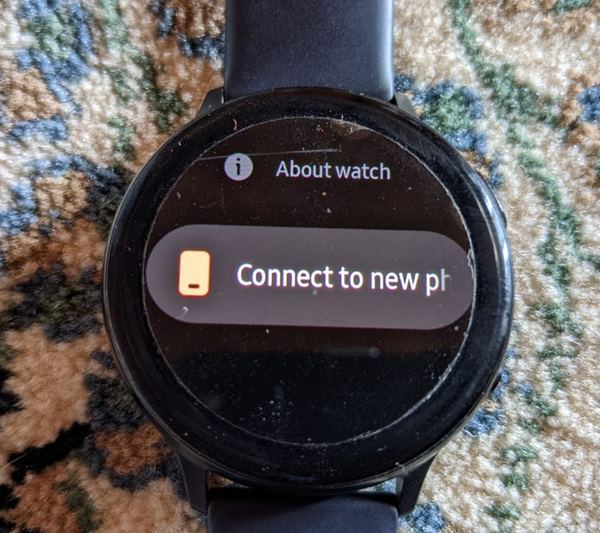 Samsung Galaxy Watch Connect To New Phone