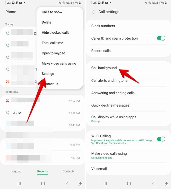 Samsung One Ui 3 Customize Call Background