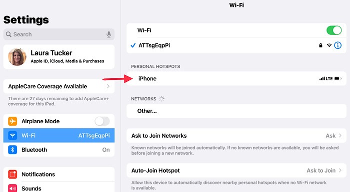 Troubleshoot Wifi Hotspot Iphone Ipad