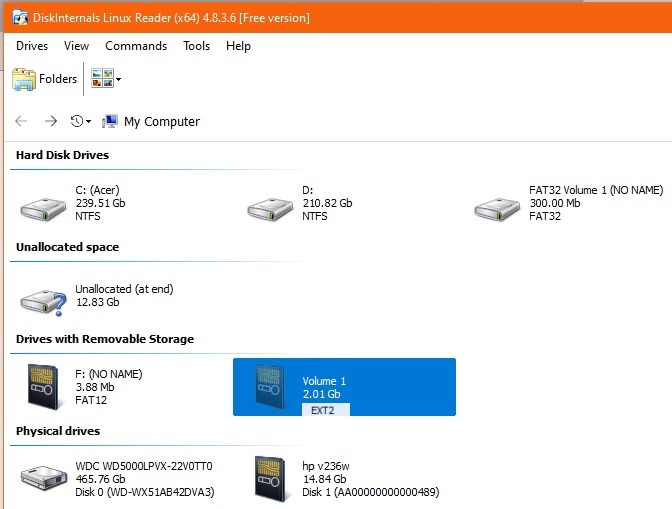 Access Ext4 Windows Linuxreader Main Windows Linux Ext4 Access Linux Reader