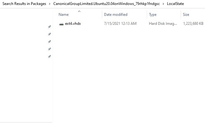 Windows Linux Ext4 Wsl Ext4 File