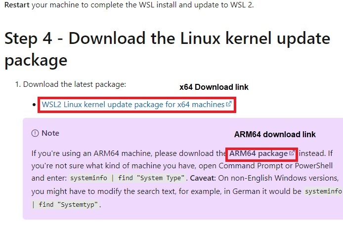Windows Linux Ext4 Wsl Linux Update Package