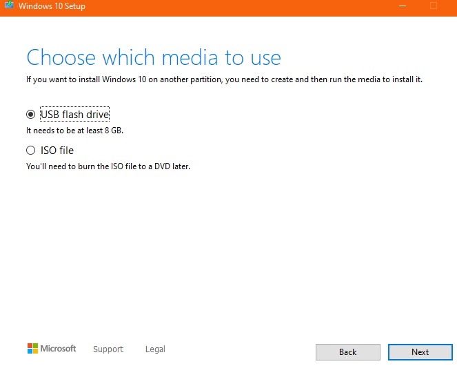 Windows10 Clean Install Usb Or Iso