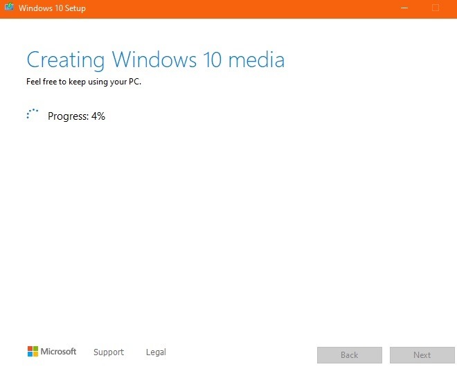 Windows10 Clean Install Windows10 Media Created