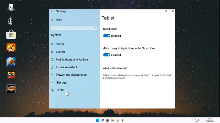 Windows11 Improvements Tablet Touch Mode