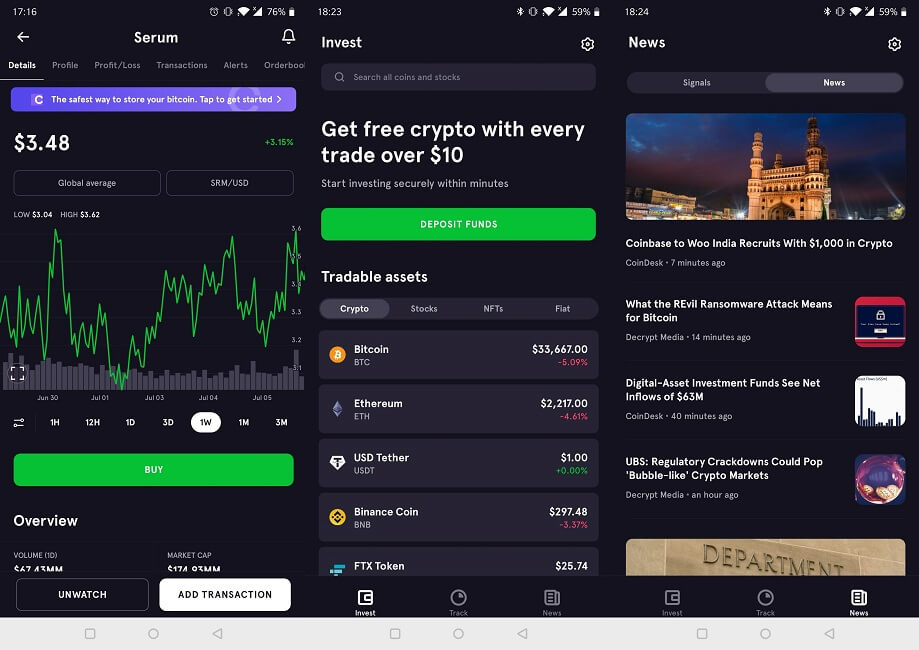 Android Apps Track Bitcoin Cryptocurrency Prices Blockfolio
