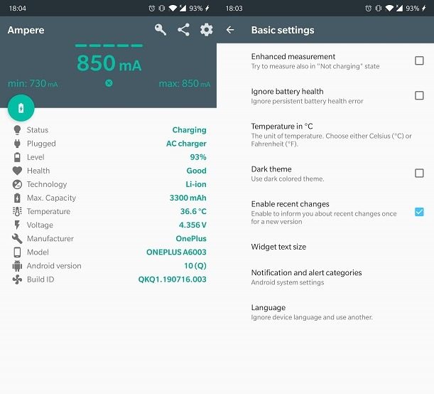 Android Phone Wont Charge Ampere App View