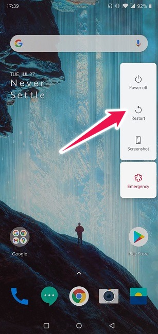 Android Phone Wont Charge Restart Phone