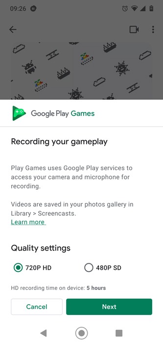 Android Screen Recording Apps Play Games