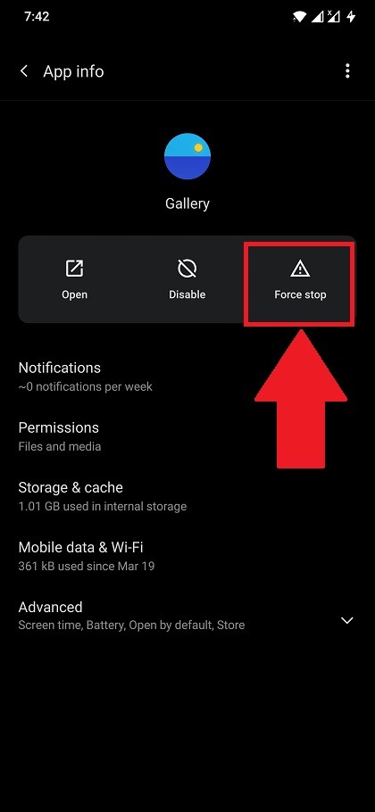 Android Screen Rotation Not Working Force Stop