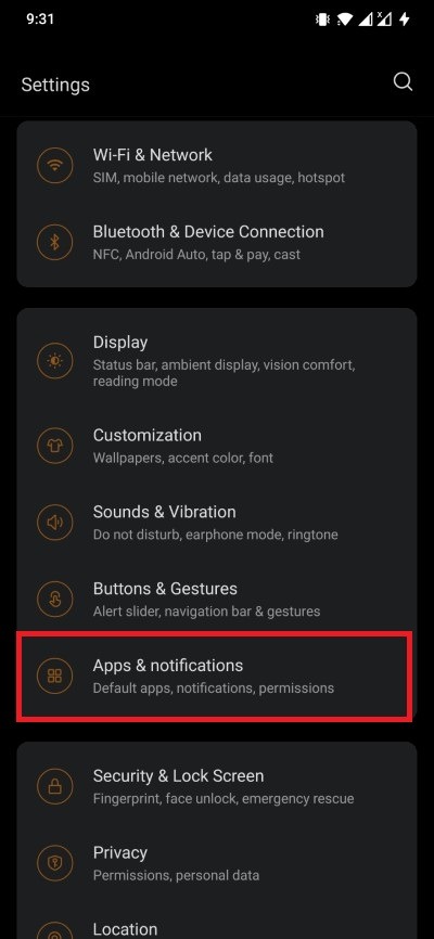 Apps And Notifications