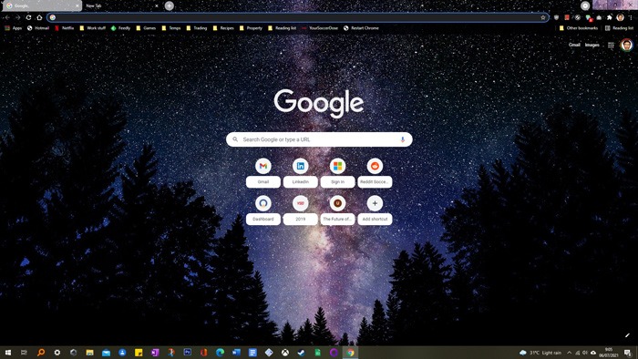 Best Chrome Themes Galaxy View