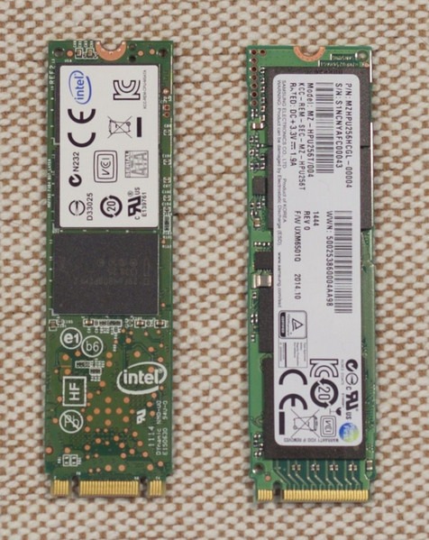 Comparing M2SATA SSD and M2NVMe SSSD