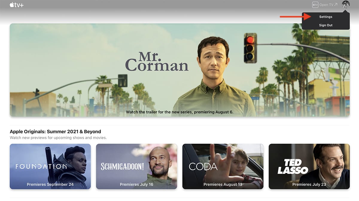 Cancel Apple Tv Plus Online Home Page Logged In