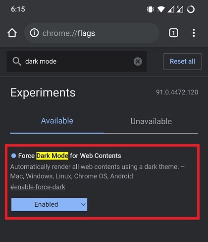 Chrome Ui Dark Mode