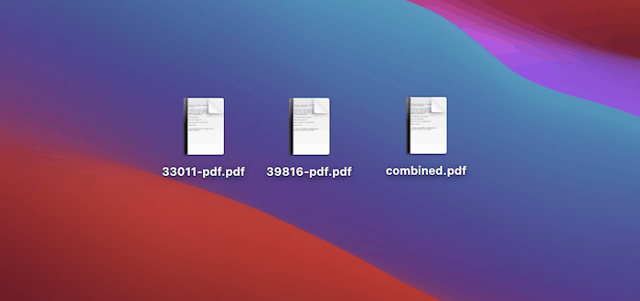Two PDFs, and a combined version.