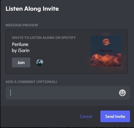 Connect Spotify To Discord Desktop Send Invite Listening Party