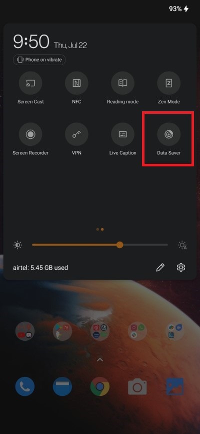 Data Saver Quick Settings Toggle