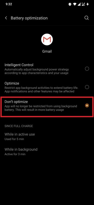 Dont Optimize Android Apps
