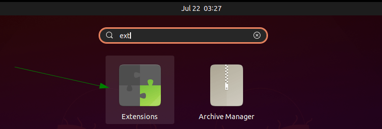 Gnome Extensions Search