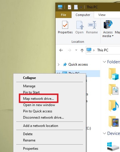How To Map A Webdav Drive In Windows 10 Map Network