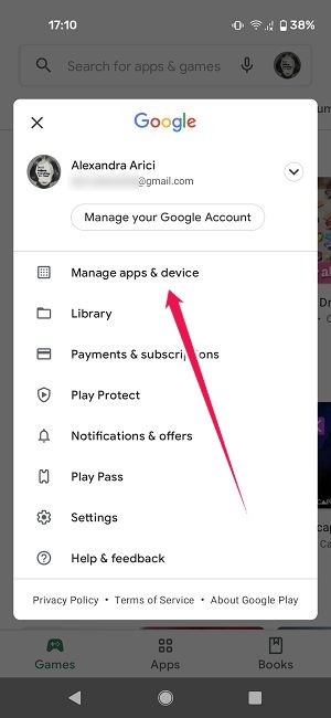 How To Update Apps Android Play Store Manage Apps Device
