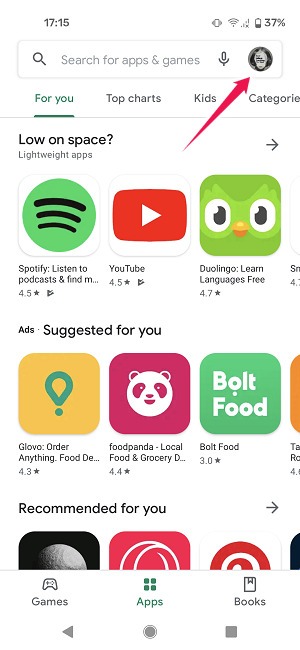 How To Update Apps Android Play Store Profile Pic