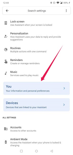 Improve Google Assistant Phonetic Names You Section