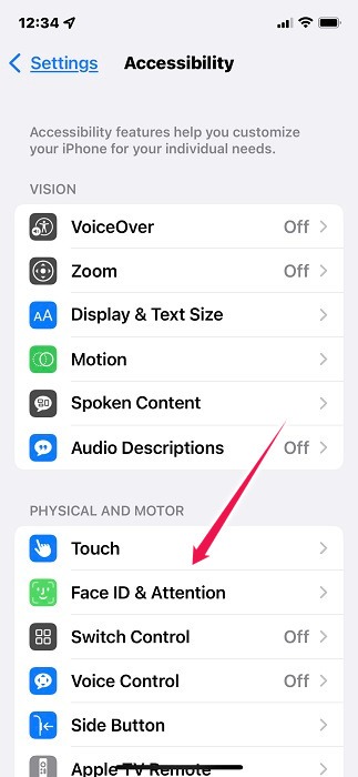 Keep Display On When Looking At It Iphone Face Id Attention