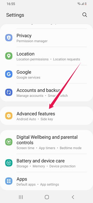 Keep Display On When Looking At It Samsung Advanced Settings