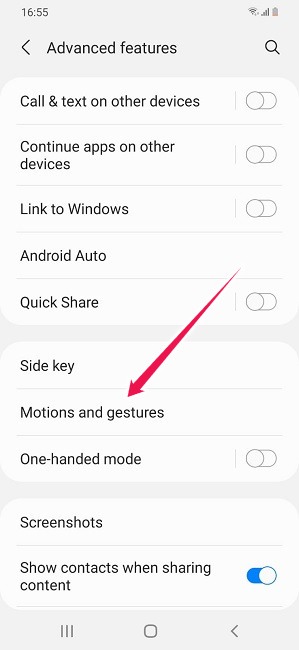 Keep Display On When Looking At It Samsung Motions And Gestures
