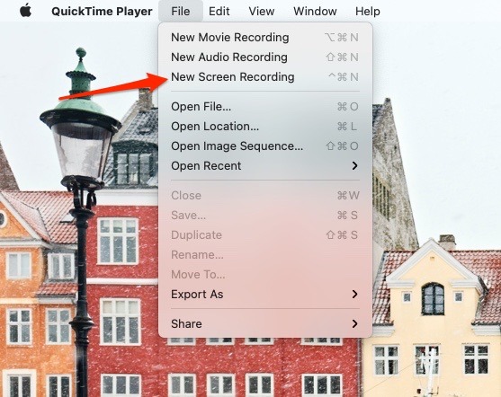 Mac System Preferences Quicktime Screen Recording