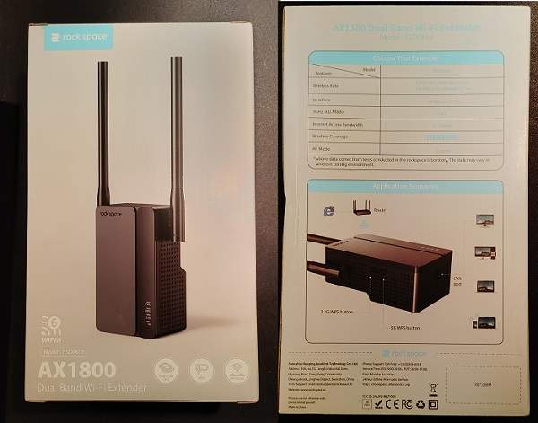 Rock Space Ax1800 Wi Fi 6 Repeater Review Overview
