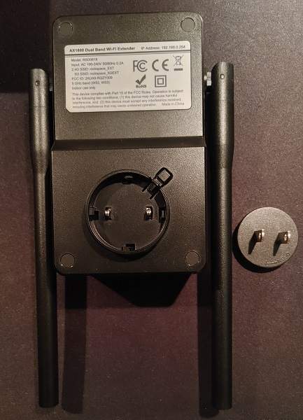 Rock Space Ax1800 Wi Fi 6 Repeater Review Plug