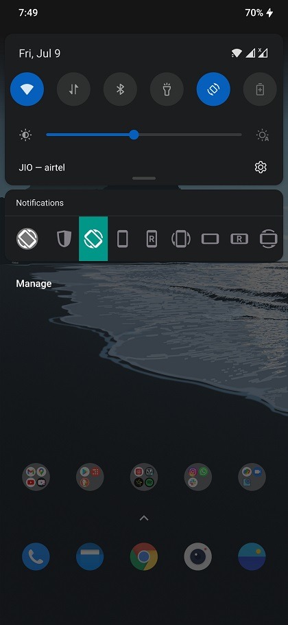 Rotation Control App