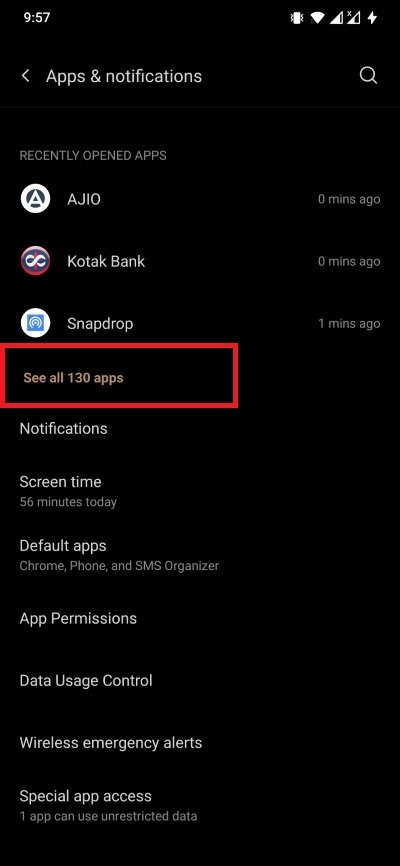 See All Apps Android Notifications Delay