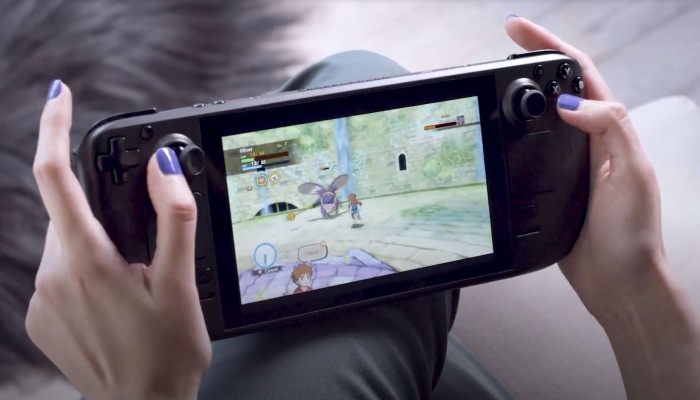 Steam Deck Closeup Play