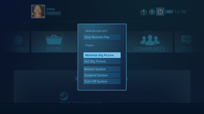 Stream Non Steam Games Steam Link Minimize Big Picture