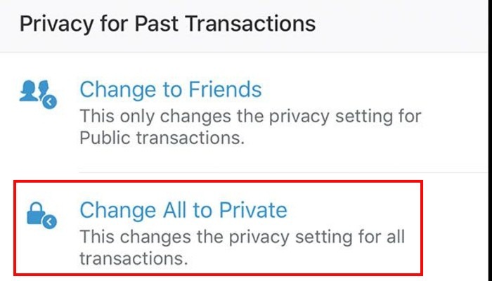Venmo Past Transactions