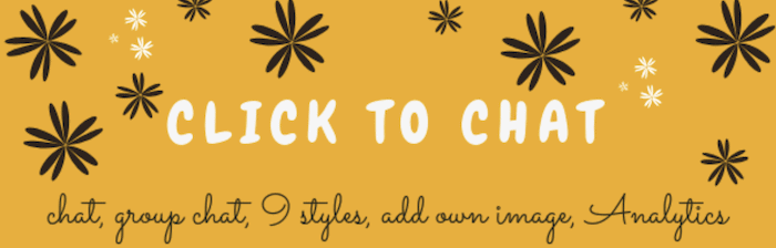 The Click To Chat WhatsApp chatbox plugin.