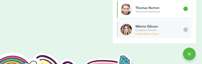 The WP Chat App WhatsApp chatbox plugin.