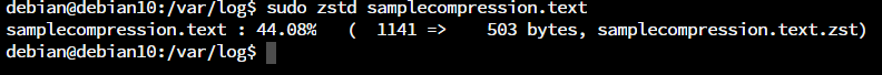 Zstd Var Log