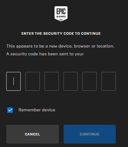 2fa In Fortnite Security Code 2fa