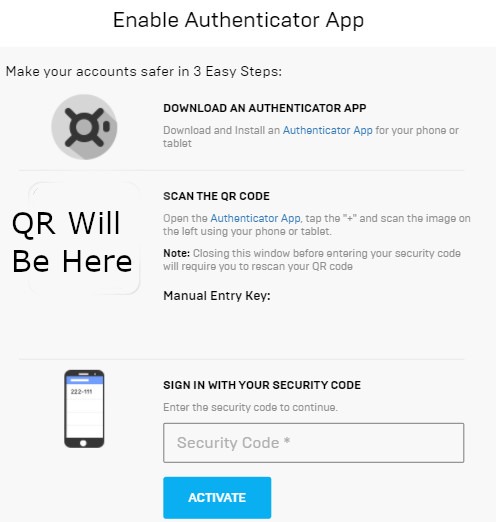 2fa In Fortnite Setup Authenticator 2fa